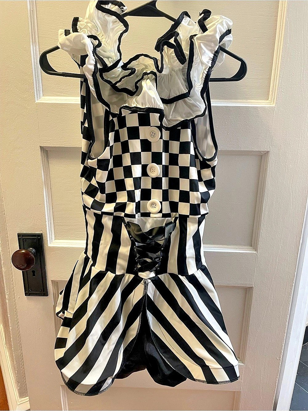 Black & White clown/mime costume